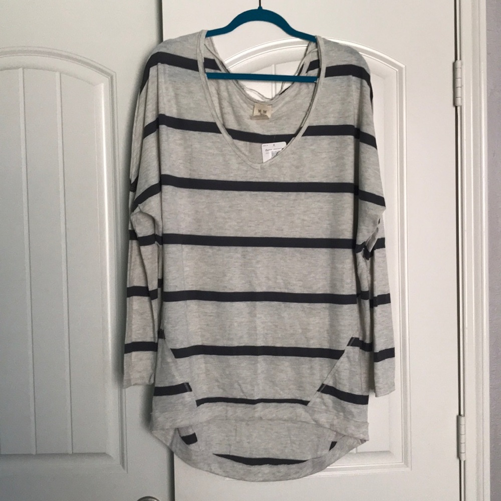 NWT FREE PEOPLE STRIPE KNIT PULLOVER